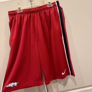 Nike Red Athletic Men's Shorts - Arkansas Razorbacks